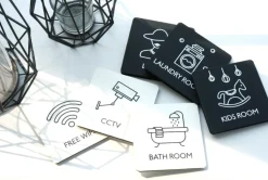 Black Pictogram Door Sign