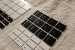 Black & White Index Sticker Set