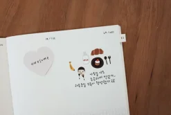 Black & White Index Sticker Set