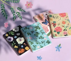 Blooming Spiral A5 Lined Notebook