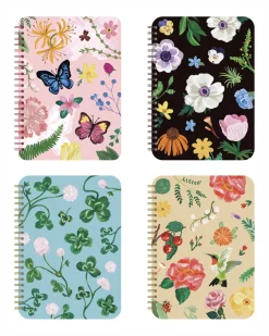 Blooming Spiral A5 Lined Notebook