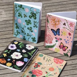 Blooming Spiral A5 Lined Notebook