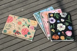 Blooming Spiral A5 Lined Notebook