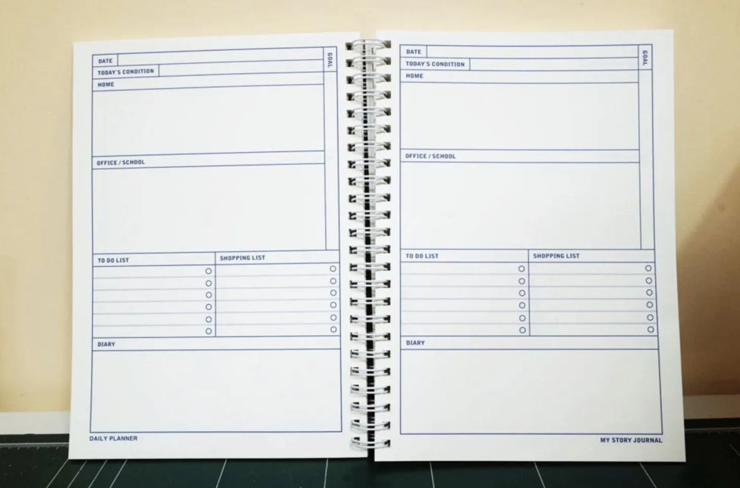Blue My Story Daily Journal