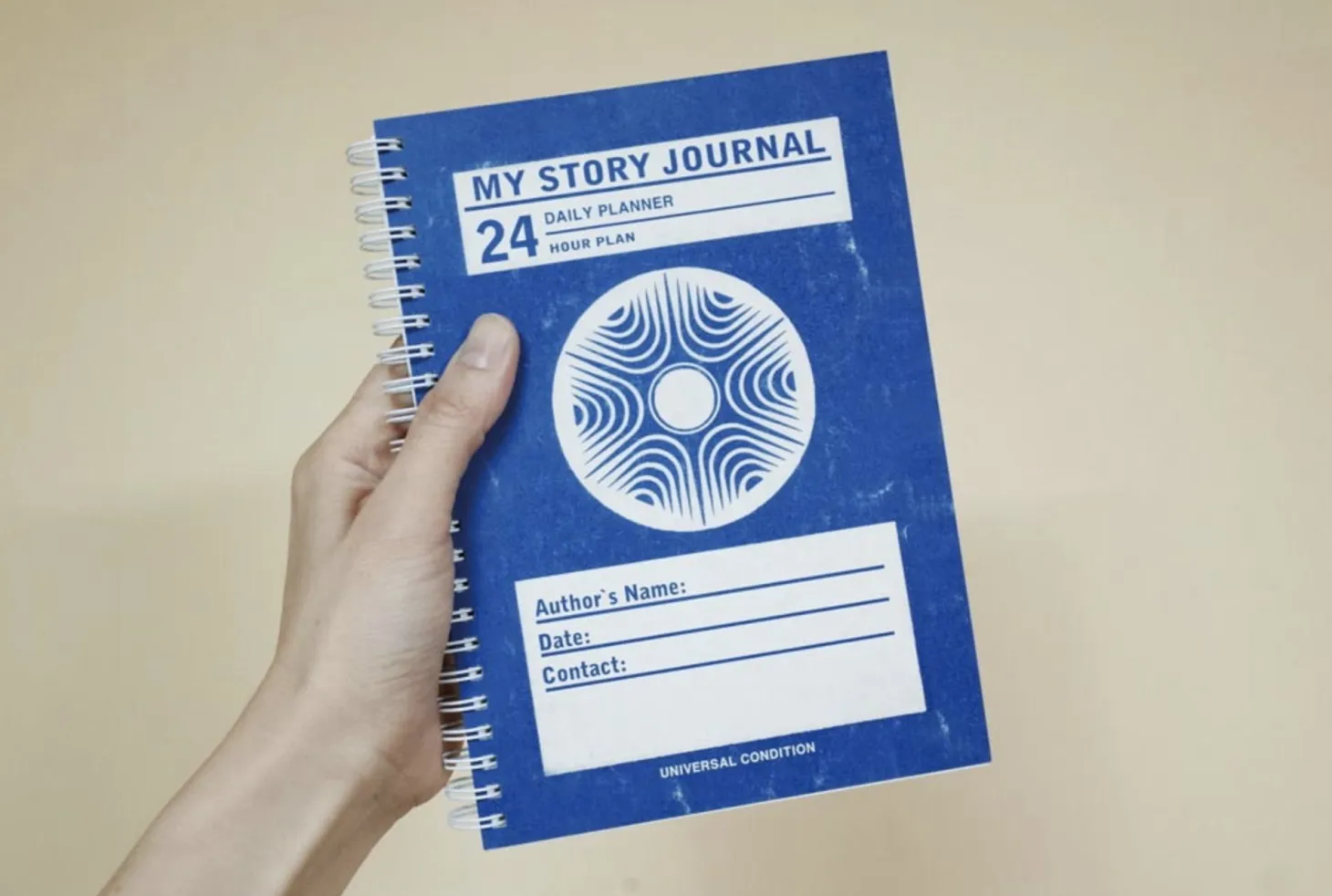 Blue My Story Daily Journal