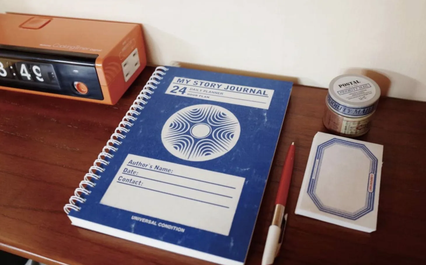 Blue My Story Daily Journal