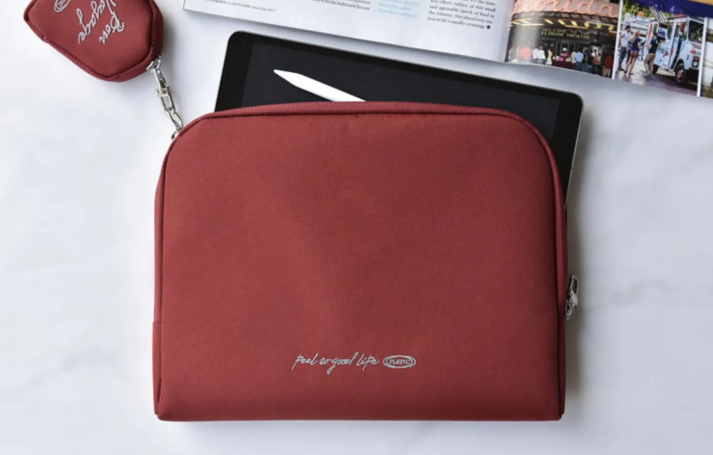 Bon Voyage 11 in. Fabric Sleeve