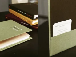 Book Cloth Hard Cover + Notebook Set
