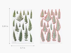 Bracken Pressed Flower Sticker
