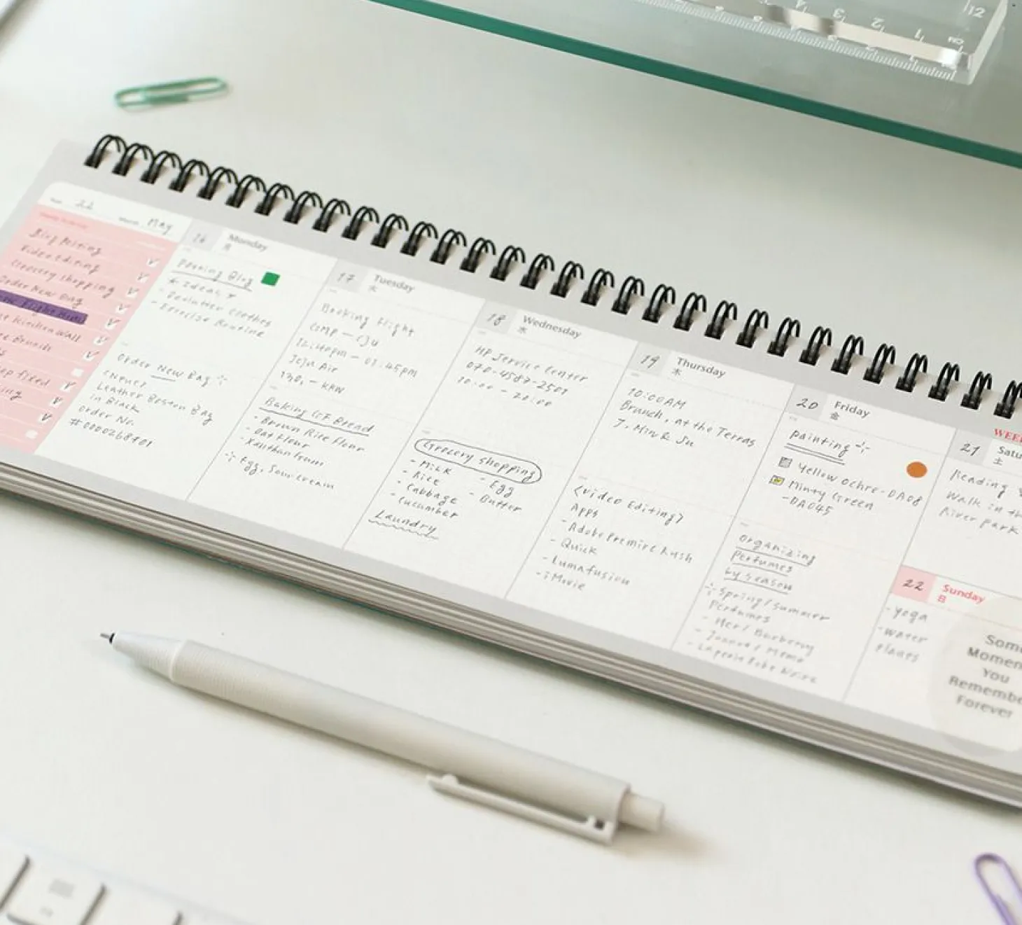 Brilliant Weekly Scheduler