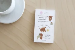 Brown Puppy's Life Deco Sticker