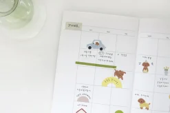 Brown Puppy's Life Deco Sticker