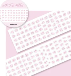 Bubble Alphabet Kiss Cut Tape