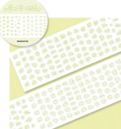 Bubble Alphabet Kiss Cut Tape