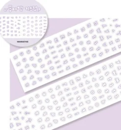 Bubble Alphabet Kiss Cut Tape