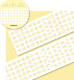 Bubble Alphabet Kiss Cut Tape