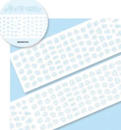 Bubble Alphabet Kiss Cut Tape