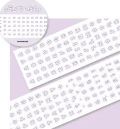 Bubble Alphabet Kiss Cut Tape