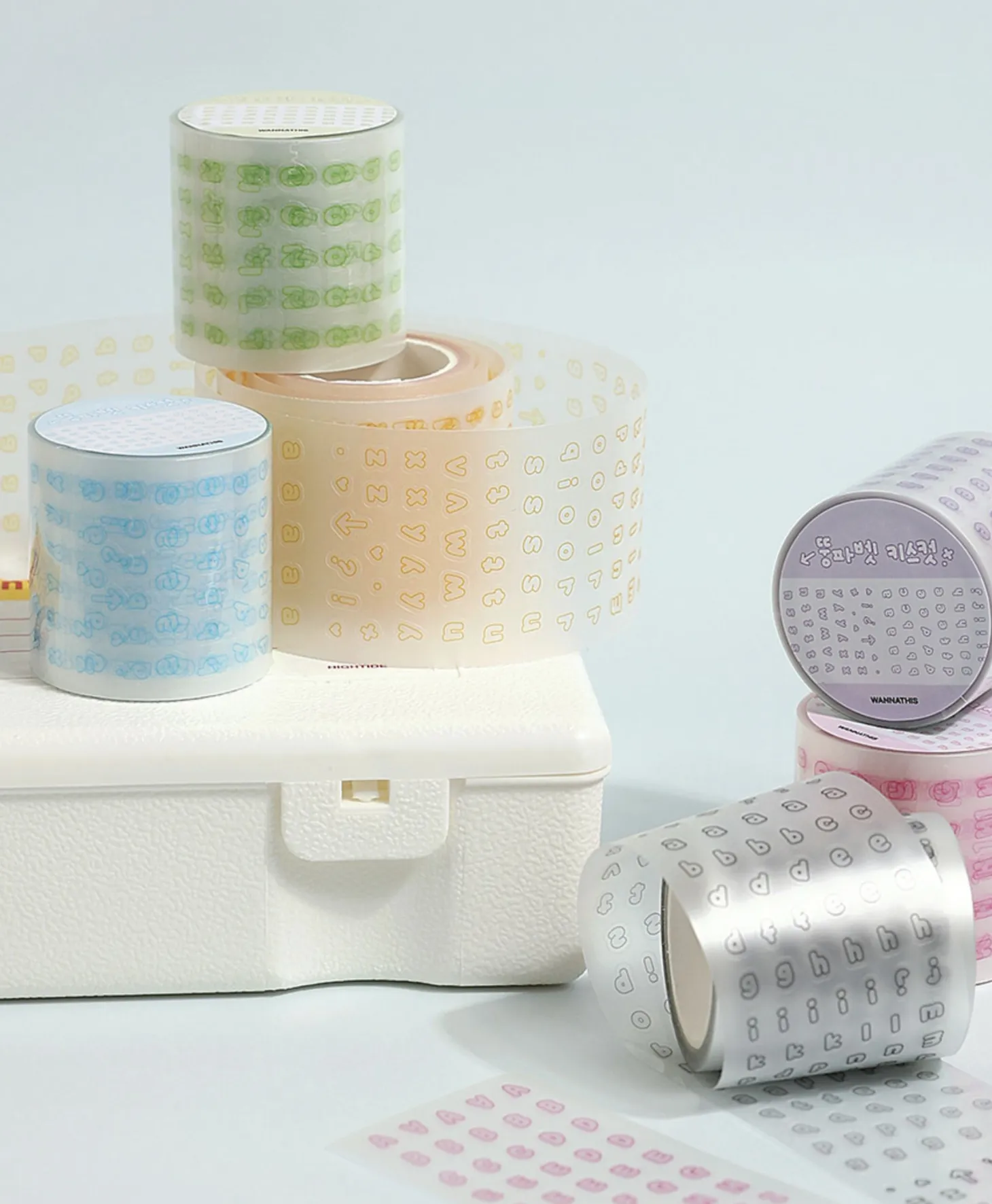 Bubble Alphabet Kiss Cut Tape