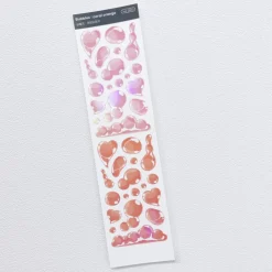 Bubbles Hologram Slim Sticker