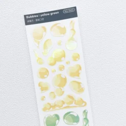 Bubbles Hologram Slim Sticker