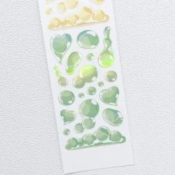 Bubbles Hologram Slim Sticker