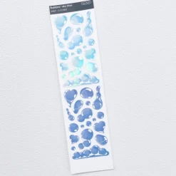 Bubbles Hologram Slim Sticker