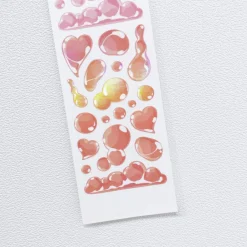 Bubbles Hologram Slim Sticker