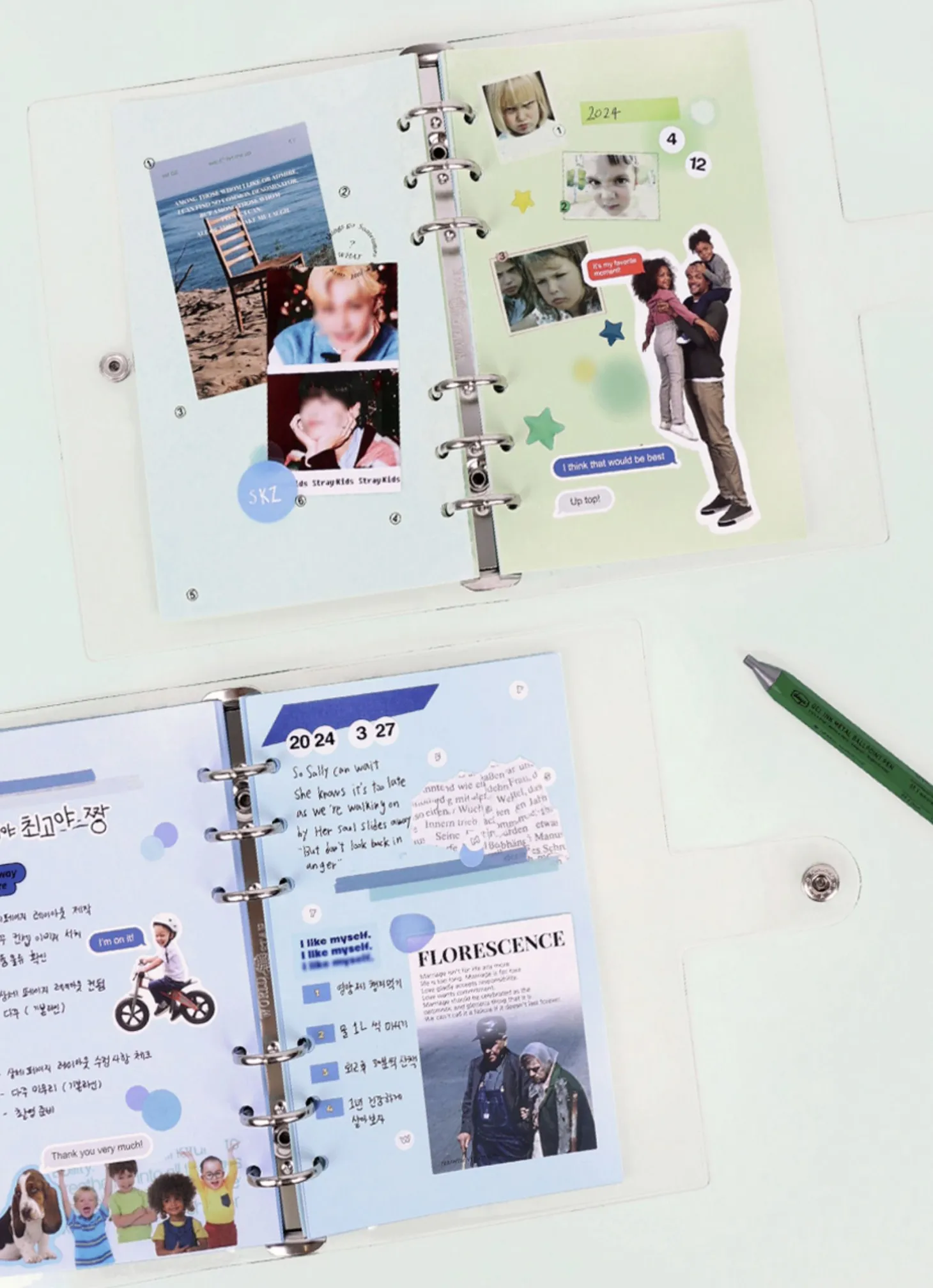 Bulk 6 Ring A6 Colorful Note Refill