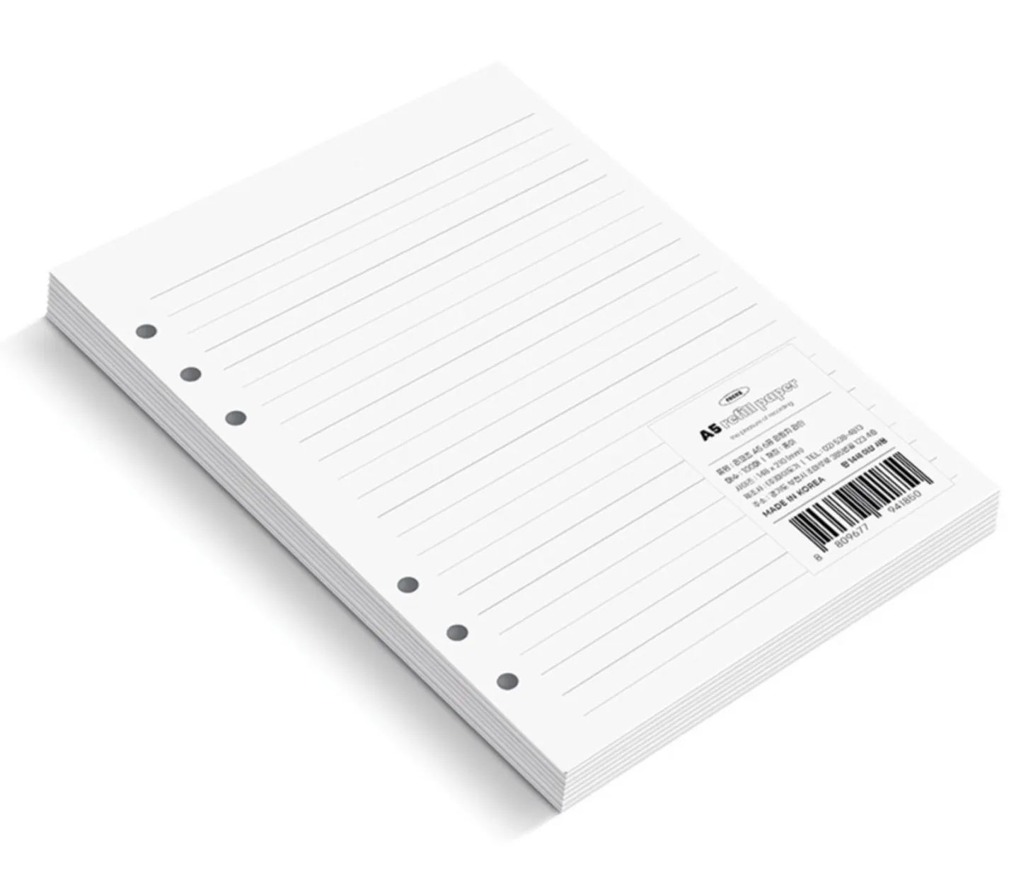 Bulk 6 Ring A5 Note Refill