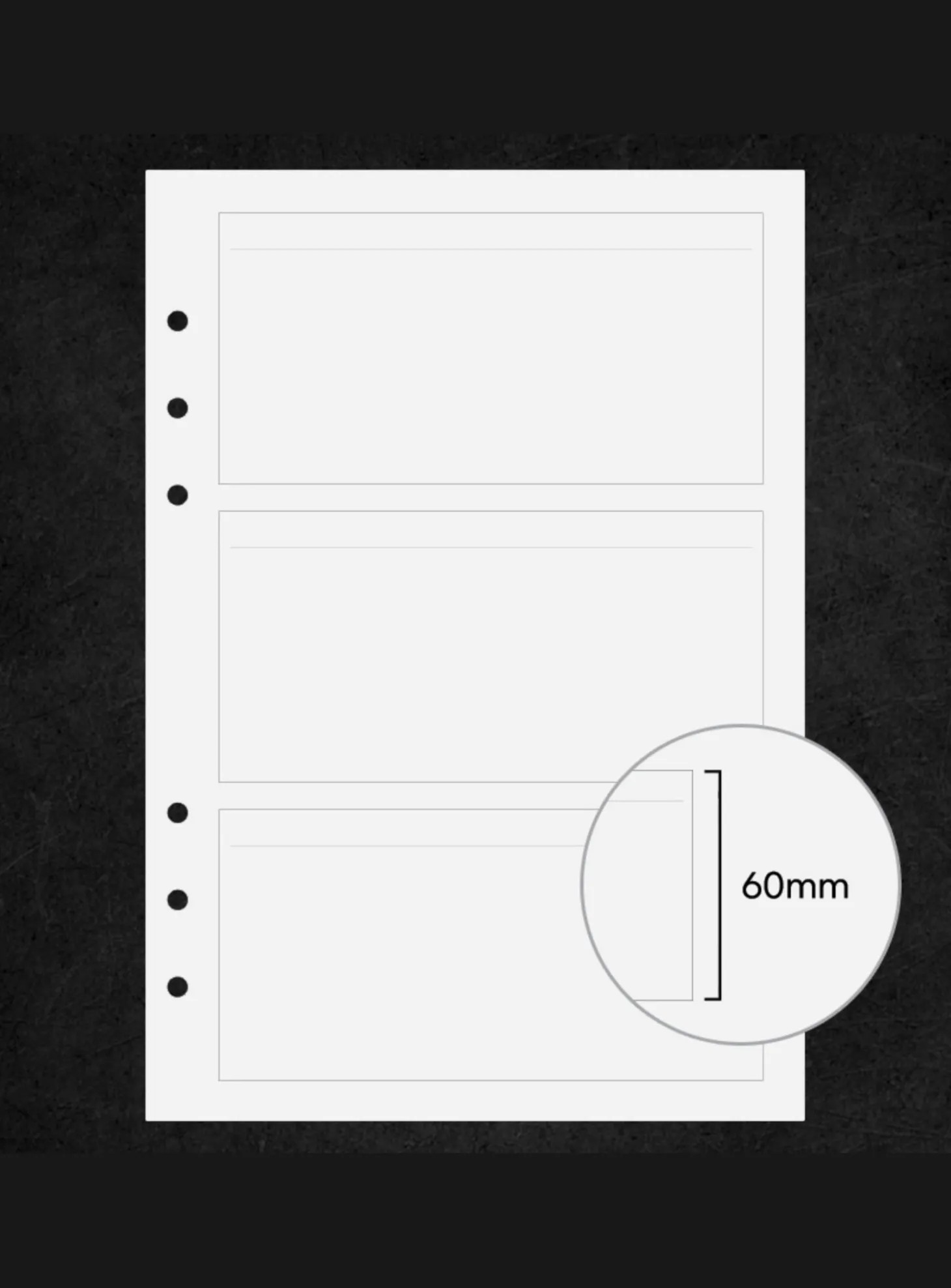 Bulk 6 Ring A5 Note Refill