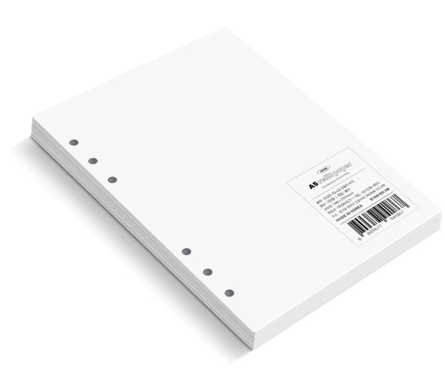 Bulk 6 Ring A5 Note Refill