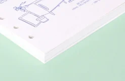 Bulk 6 Ring A6 Plain Note Refill