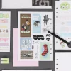 Bulk Sticker Book 6 Ring A5 Refill