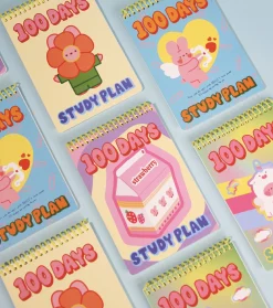 Bunny 100 Days Study Planner
