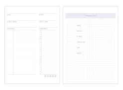 Bunny 100 Days Study Planner
