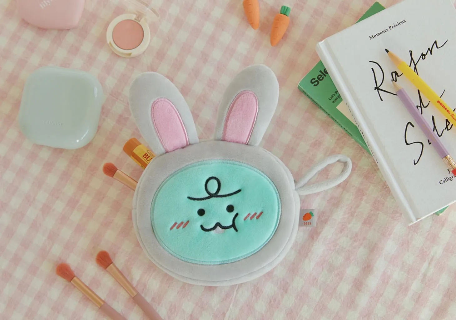 Bunny Jordy Round Pouch