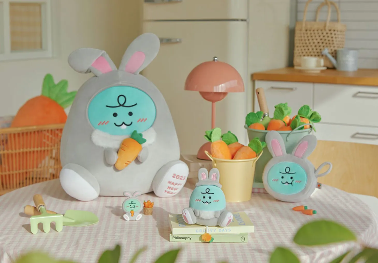 Bunny Jordy Round Pouch