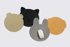 Bunny Vegan Leather Mouse Pad