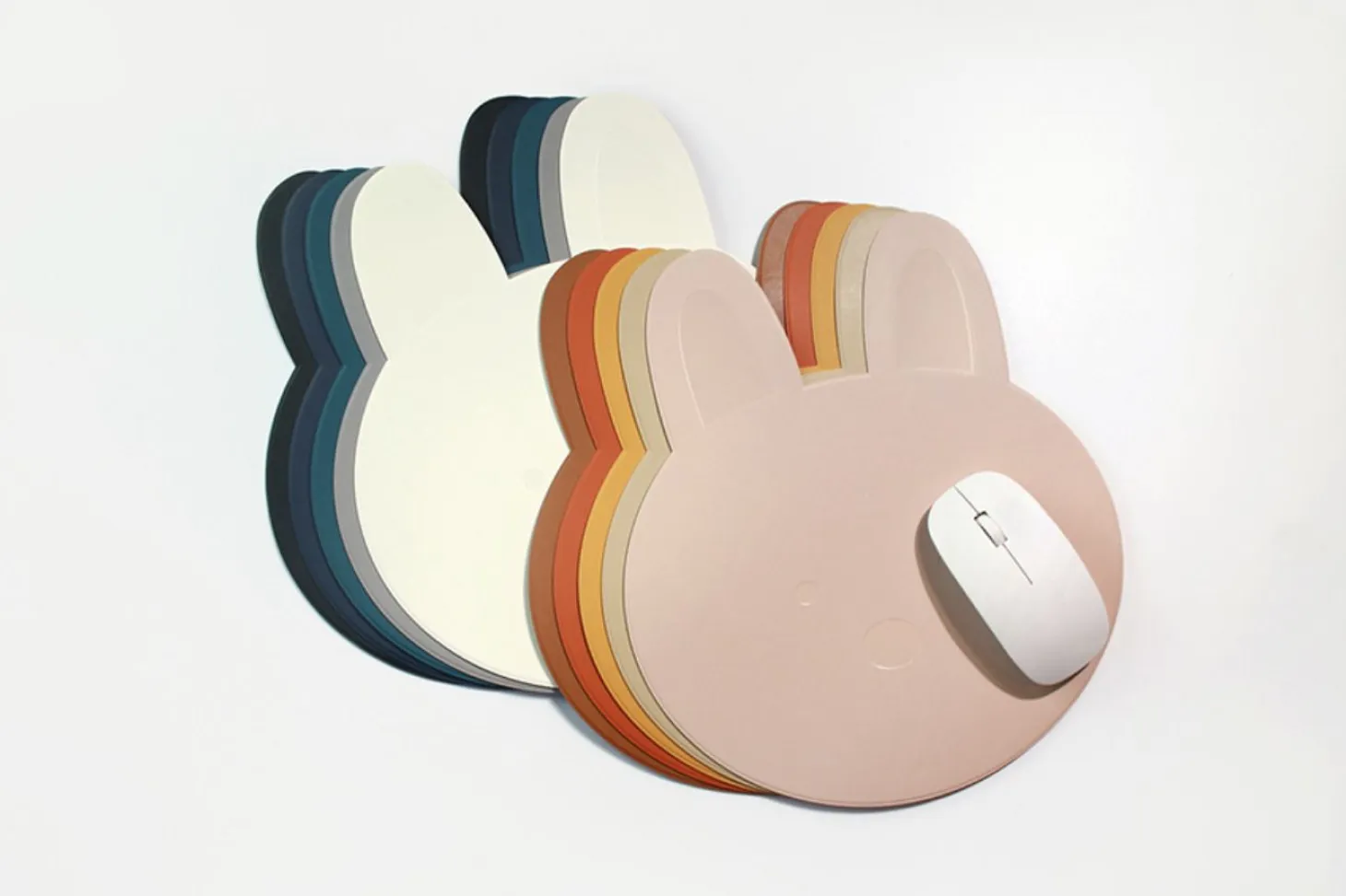 Bunny Vegan Leather Mouse Pad