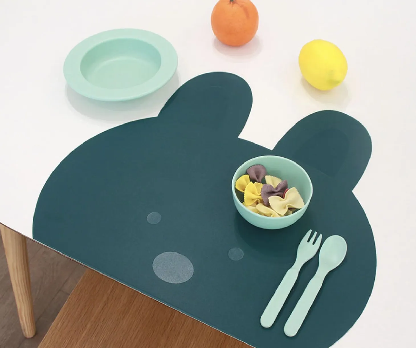 Bunny Vegan Leather Placemat