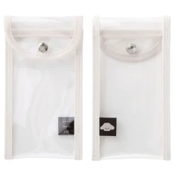 Button Translucent Pen Pouch