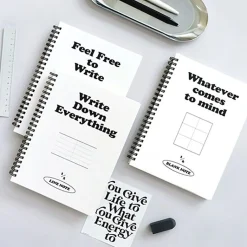 B&W A5 Spiral Notebook