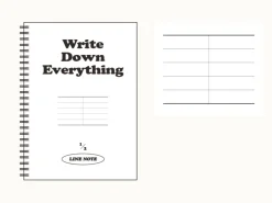 B&W A5 Spiral Notebook
