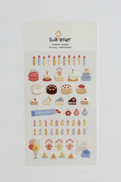 Cake is Here! Deco Sticker
