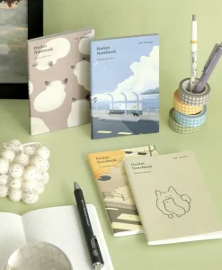 Calm Days Pocket Grid Notebook