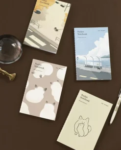 Calm Days Pocket Grid Notebook