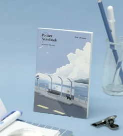Calm Days Pocket Grid Notebook