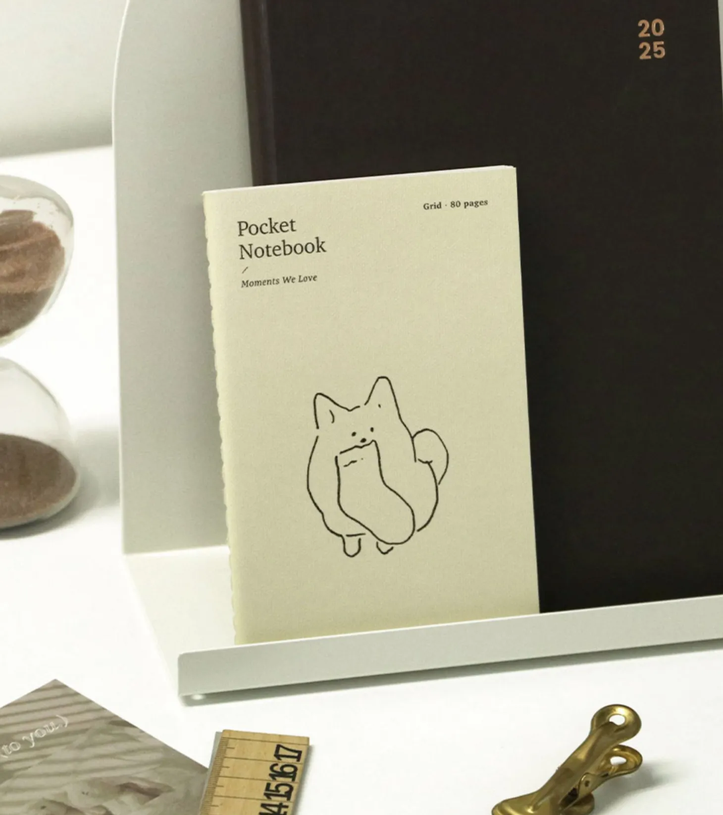 Calm Days Pocket Grid Notebook