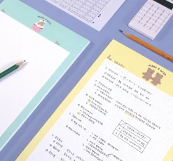 Camel Bear B5 Grid Notepad